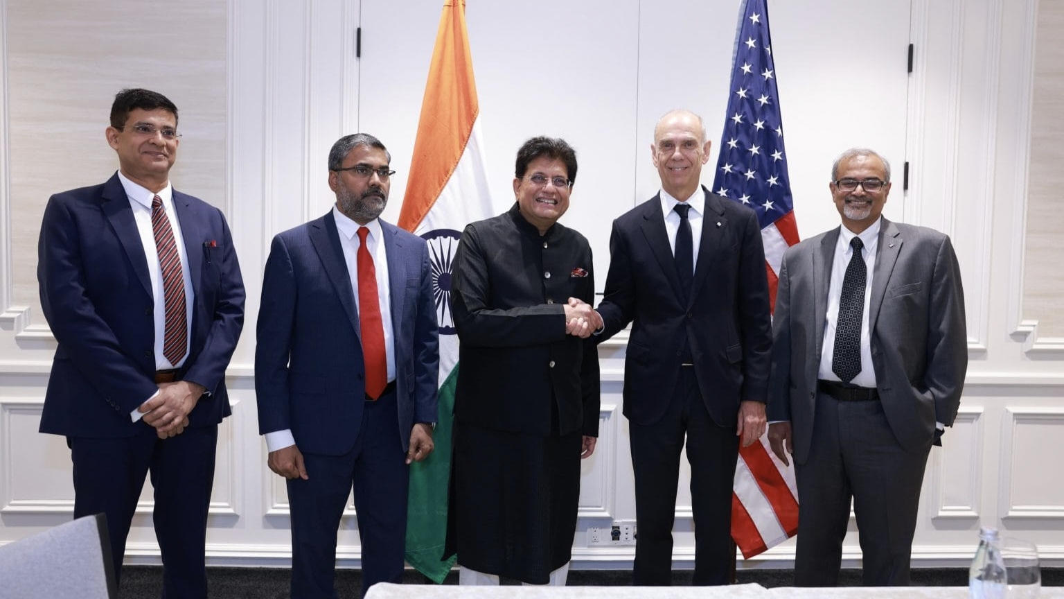 Piyush Goyal Holds Meeting With ADM Chair and CEO Juan Ricardo Luciano in Chicago