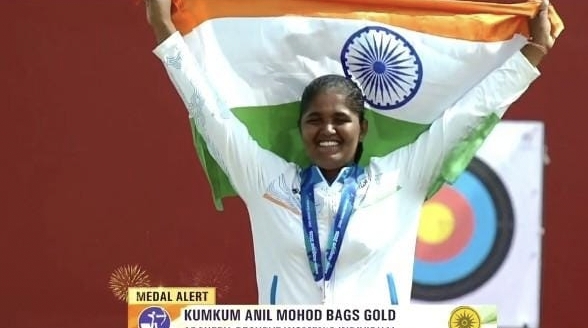 Kumkum Mohod Wins Gold for India in Asian Games Recurve Event