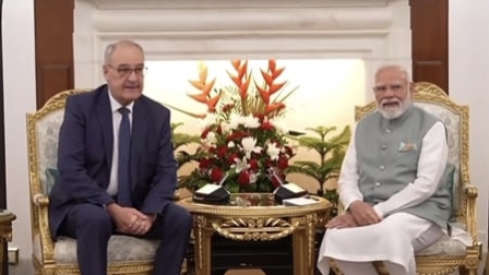 PM Modi Meets Swiss President Guy Parmelin for Bilateral Talks in New Delhi