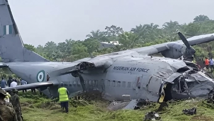 Nigerian Military Aircraft Crash Leaves 32 People Dead