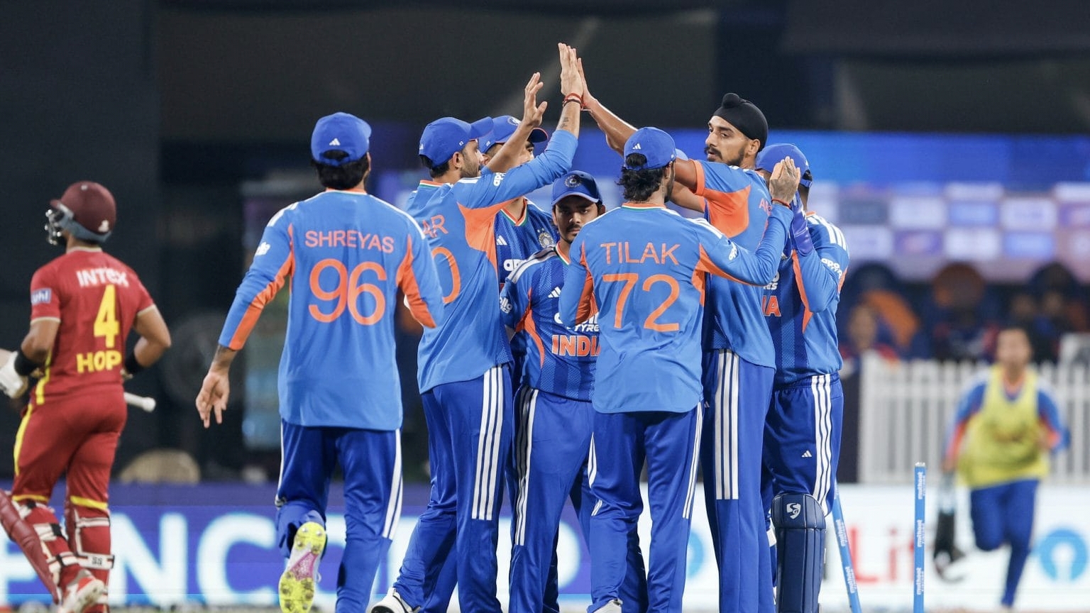 India Post 223 Runs to Set West Indies a Target of 224 in Third T20I