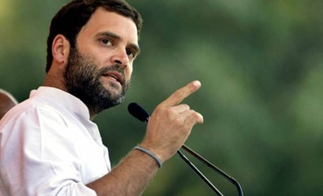 BJP dares Rahul baba to speak in Parliament not outside