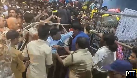 Tirupati stampede claims 6 lives