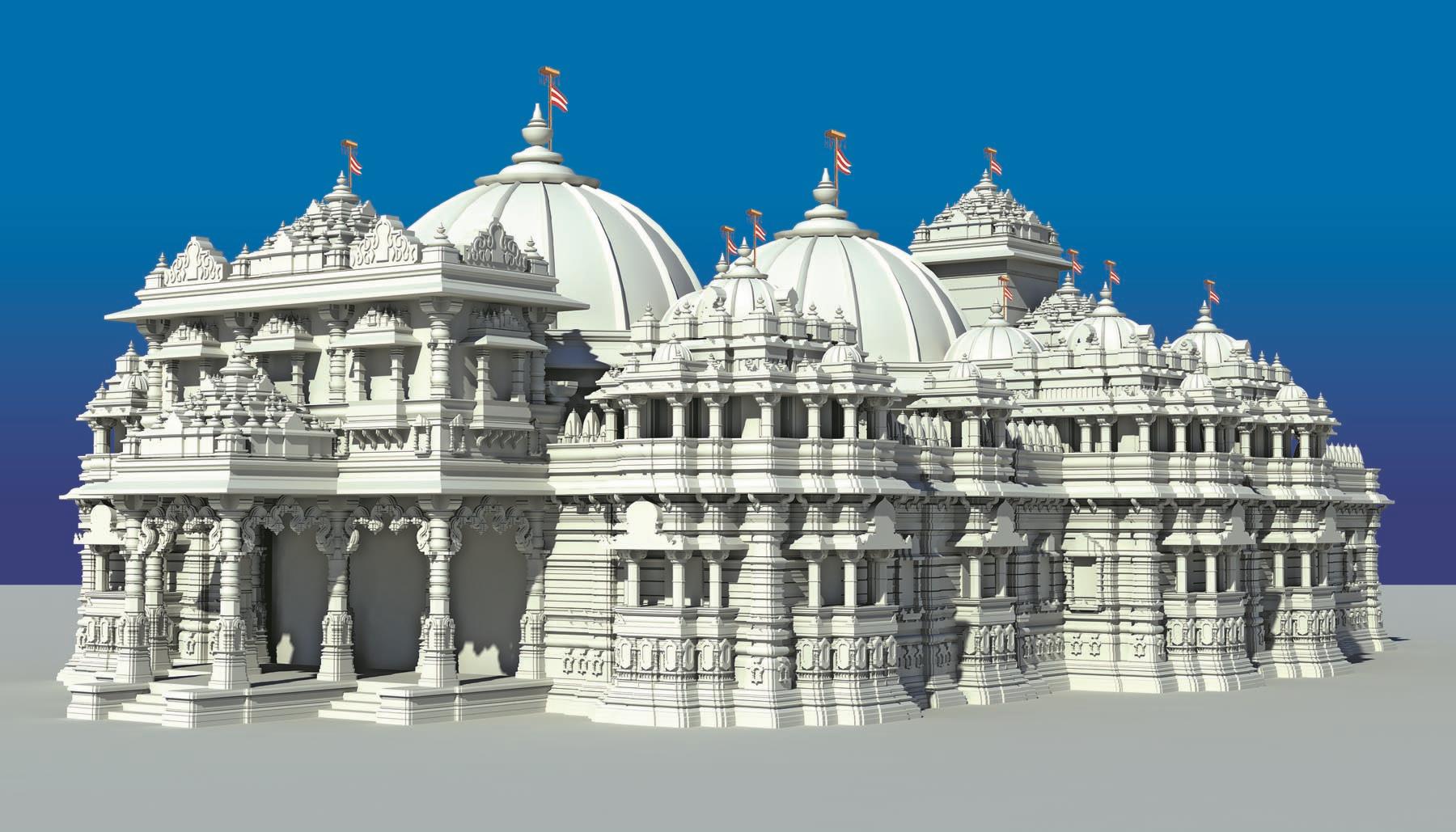 The world's most extensive Hindu temple outside of India in the modern era is scheduled for inauguration on October 8th in New Jersey