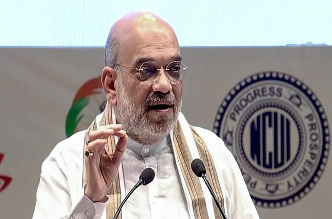 Amit Shah Participates in BJP Meeting in Bhopal, Announces Launch of Campaign for MP Polls