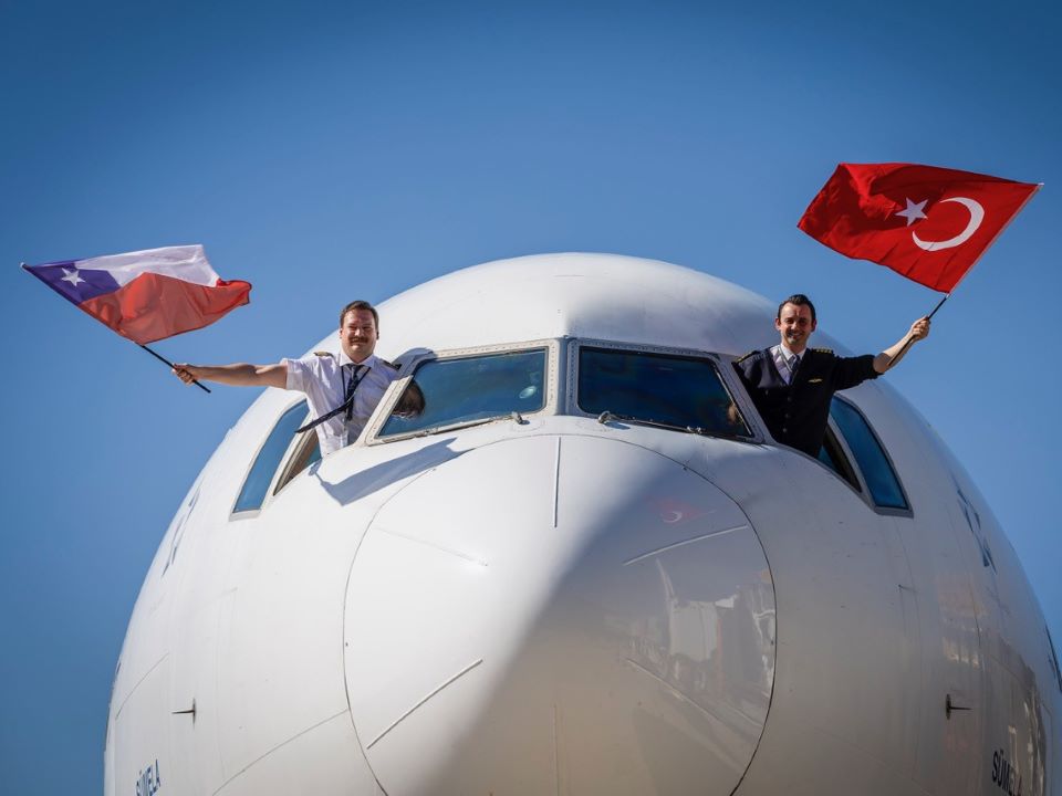 Turkish Airlines Starts its Flights to Santiago, Chile