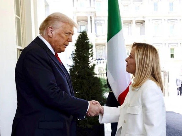“Watch: Giorgia Meloni greets Trump with ‘Namaste’ at Gaza peace summit — netizens call it the ‘Melodi Team effect’”