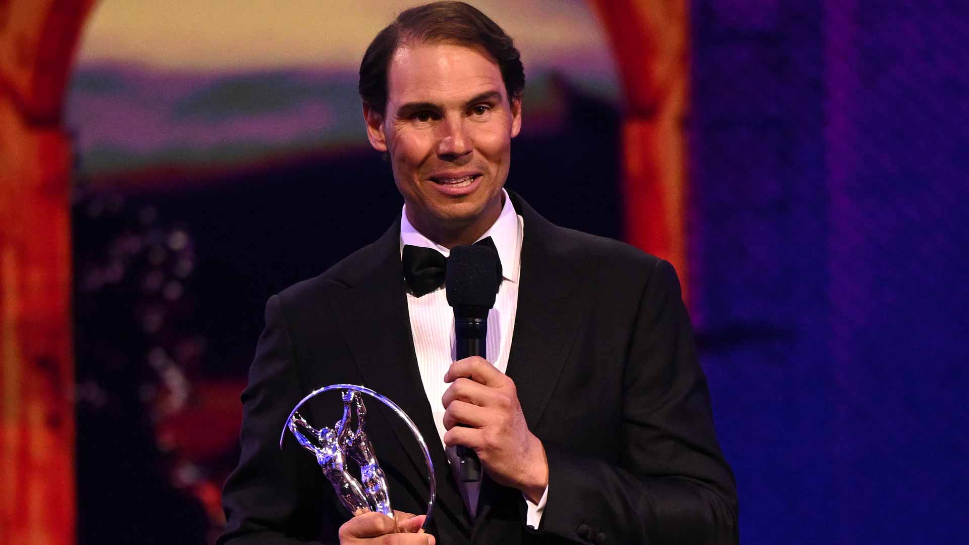 Rafael Nadal, Armand Duplantis, and Simone Biles honored as winners at the 2025 Laureus World Sports Awards.