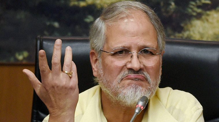 What made Najeeb Jung to leave Delhi?