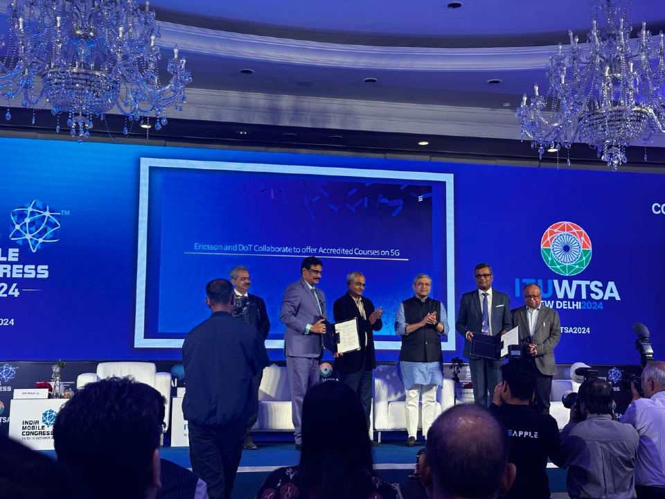 Ericsson and Department of Telecommunications (DoT) collaborate to offer accredited courses on 5G for DoT’s initiative on 100 5G use case labs