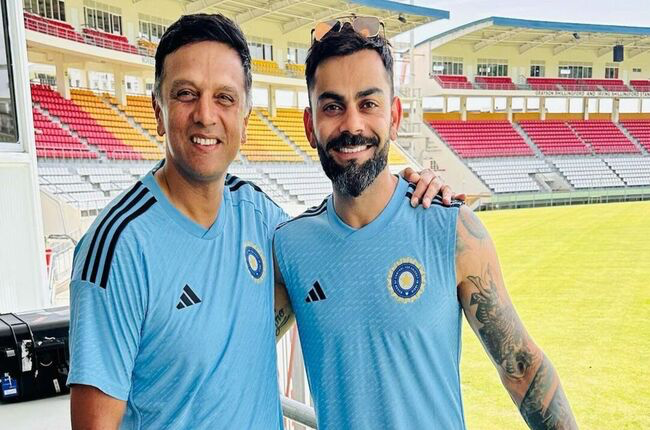 Virat Kohli Reflects on Full Circle Journey with Rahul Dravid Ahead of Test Match