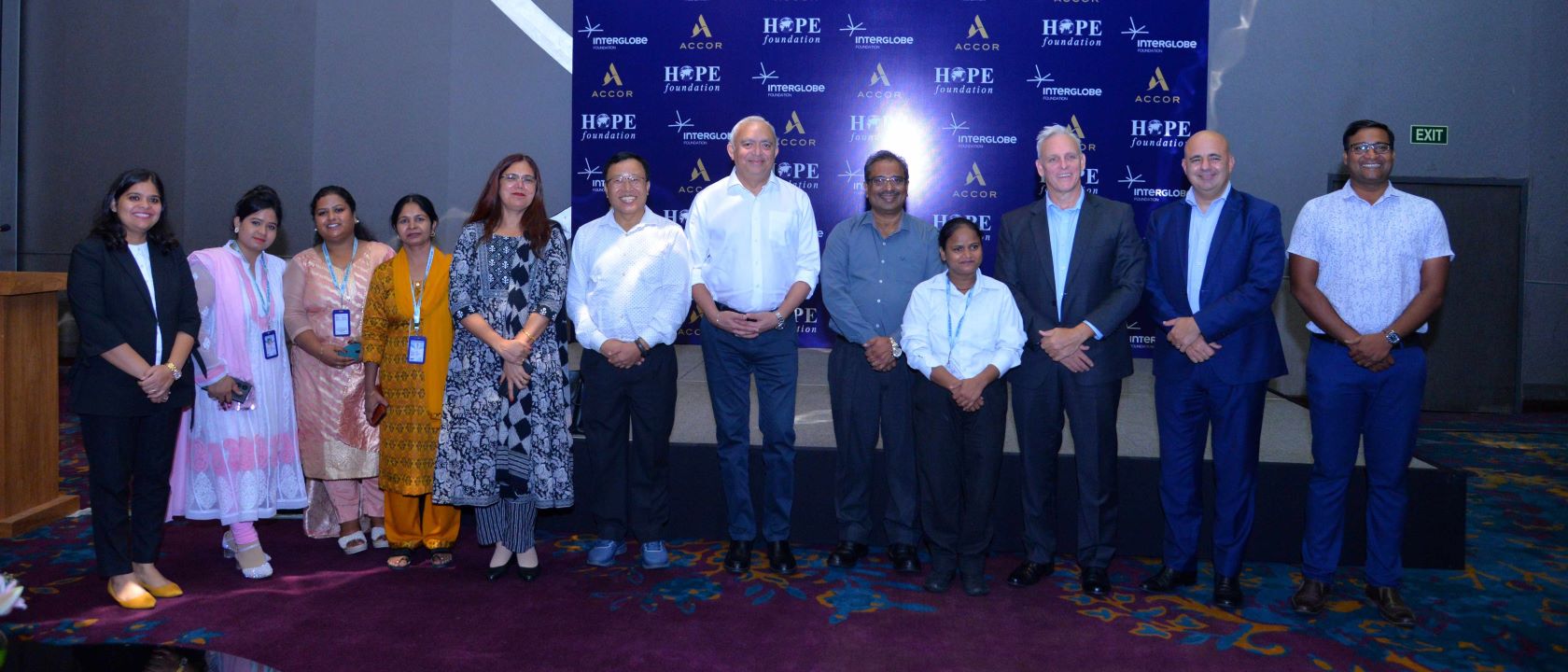 Accor India and InterGlobe Hotels host a ceremony celebrating the graduation of students.