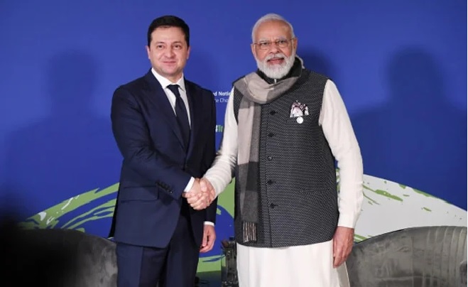 PM speaks on telephone with His Excellency Volodymyr Zelenskyy, President of Ukraine