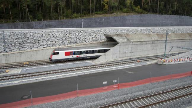 The world's longest and deepest tunnel open in Switzerland